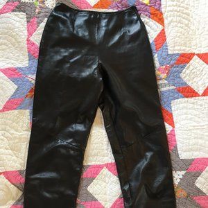 Danier black leather pants